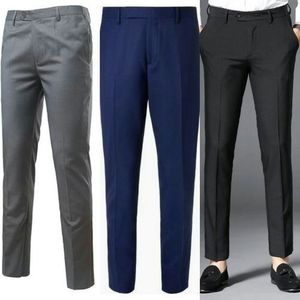 Generic 3 Pcs Cute & Smart Suit Trousers - Black, Ash & Navy Blue