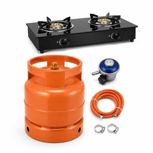 6KG GAS CYLINDER + Stainless Tabletop Cooker + Meter Regulator + Hose + Gas Clips + FREE GIFT