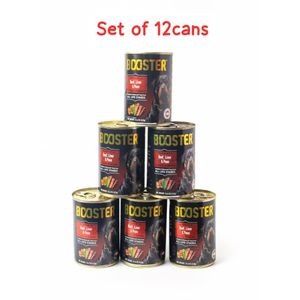 Booster Beef, Liver & Peas Dinner in Gravy Dog Food - set of 12 cans