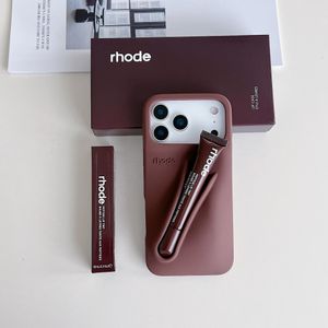 Silicon Rhode Iphone 14 Pro Phone case+ Lip gloss combo  Phone Cover