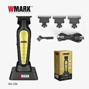 WMARK NG-338 7000RPM Professional Rechargeable Barber Hair Clipper Trimmer DLC Blade Cordless Hair Beard Trimmers for Salon