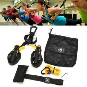 Set Yoga Fitness Resistance Bands Hanging Belt Suspension Pull Rope Workout