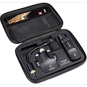 Nux B-6 Wireless Saxophone Microphone System UHF Instrument Mic for Saxophone & Brass Instruments