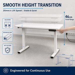 4feet Smart electric height adjustable table 