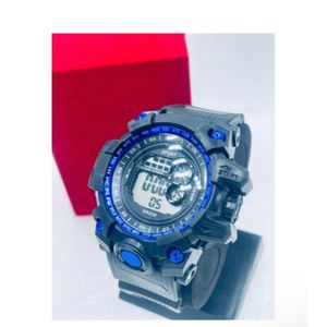 Black UNISEX DIGITAL LED WRISTWATCH MENS WOMEN WRISTWATCH WATERPROOF SPORT WATCH ANALOG WATCH