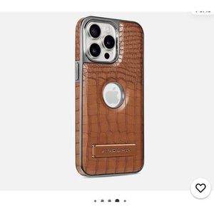 Premium Magnetic Leather Case with Stand 16 pro max