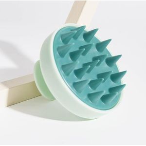 Homarom Silicone Head Scalp Massager Brush Shampoo Massage Comb For Adult Baby Or Pet  green