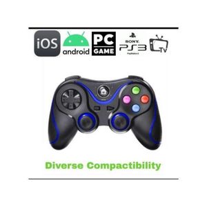 V8 Wireless Gaming Controller Grip Game Pad, For Android / IOS / PC / PS3