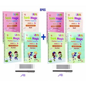 Sank Magic Books for Kids (3+ Years) || Reusable Calligraphy Books for  Kids, Practice Copybook for Kids English