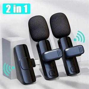 Dual Lavalier Mic Noise Reduction Clear Sound Long Battery
