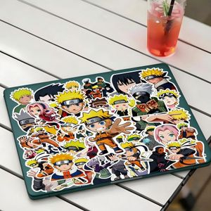 50pcs Naruto cartoon Anime  stickersSet for Laptop, Phone, Guitar, Toy, Motorcycle, Skateboard, Outdoor Travel Water Bottle, Car, Bicycle+1pcs Mobile phone type c interface protective case 