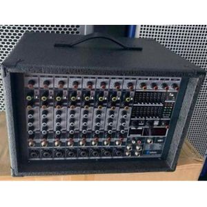 High Quality 8 Channel Powered Audio Mixer Amplifier-2000W PMPO-Bluetooth, USB, SD, DSP, Echo, Graphic EQ -PA System Mixer