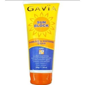 Gavia SunBlock Sunscreen Cream SPF UV 60, 200g 