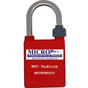 MICROTraxx NFC Passive Padlock - Lock and unlock using Mobile App