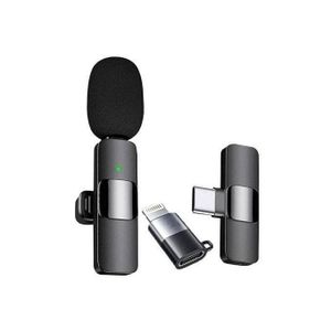 Mini Wireless Tie Microphone Lavalier Microphone For Iphone Android Mobile Phones