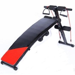 Sit Up Bench With Dumbell And Rope