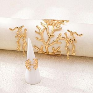 ONIBENZ Coral Reef Drip Alloy Jewelry Set