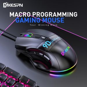 JOMAA Gaming Mouse With Multiple Keys RGB Wired Macro Gaming Mouse