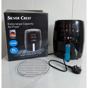 Genetic 6L Air Fryer,Healthy Cooking Air Fryer  Less Oil, Crispy Results and Large Capacity for Everyday Home Use