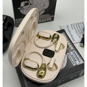 Samsung Galaxy CYXG Q25 2-in-1 Bone Conduction Earbuds Open Ear Clip-On + TWS Wireless 5.4 LED Display design