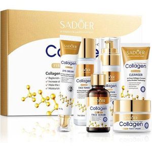 glutathione serum jumia Collagen Skin Care Set, Anti Aging Skincare Set for Face, Shrink Pores, Hydrate & Firm Skin, 6 Pcs Individually Packaged Skincare Kits for Women with Months:1 Month Buy Vitamin B Complex USA_face