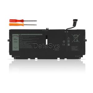 DELL 722KK Laptop Battery Compatible for XPS 13 9300 9310 9380 Series P117G P117G001 P117G002 2XXFW FP86V WN0N0 P117G002 P117G001 2ICP4/60/80-2 52WH 722KK