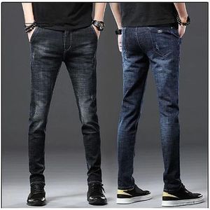 2 in 1 Luxury Non Fade Black And Blue Jeans For Men