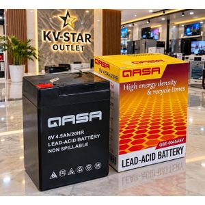 Qasa Rechargeable Fan Replacement Battery 6V 4.5Ah (PIN TYPE)
