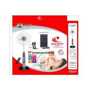 Solar power 16inch rechargeable solar fan 