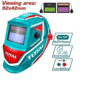 TOTAL 92×42mm Auto-Darkening Welding Helmet – TSP9306