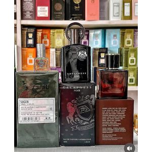 Aro Fac Suger EDP 100ml And Greatness Noir 30ml With Oud Torch 25ml And Torch Oil