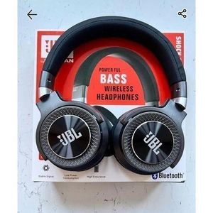 Jbl Headphone JB7700 Powerful Bass - Wireless On-Ear Headphones, Headset. Strong Battery Life and Speed Charge, Lightweight, Comfortable and Foldable Design, Hands-Free Calls with Voice Aware & Noise Cancellation (Black)
