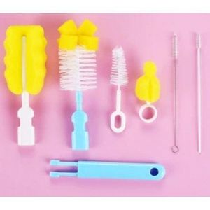 A SET OF SPONGE BOTTLE CLEANING BRUSH 