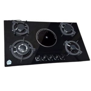 Homestar High standard quality premium 4 gas efficient euro burners and 1 electric hot plate cabinet inbuilt cooker