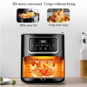 10L super  Air Fryer Oven With Rotisserie+free gift inside 