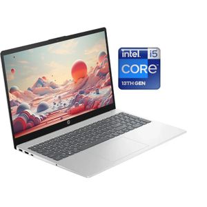 Hp Notebook 15 13TH GEN INTEL CORE I5- Backlit Keyboard -8GB RAM- 512GB SSD- 15.6"FHD WINDOWS 11+ BAG