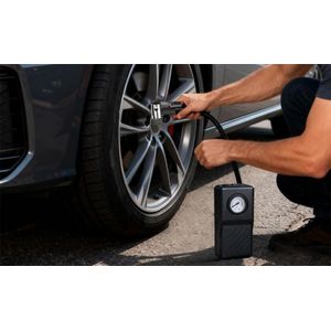 AIR PUMP FOR CAR TIRES AUTO SHUT OFF SAFETY PROTECTION.