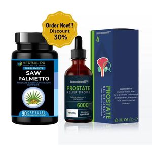 HERBAL RX PLUS Saw palmetto and prostate relief drop