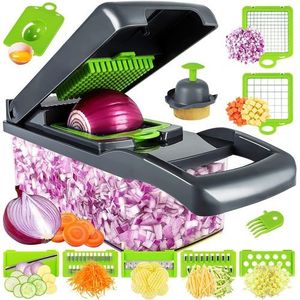 Kitchen Manual Food Chopper Handheld Slap Press Chopper Mincer for Onions  Garlic Nuts Efficient Garlic Onion Peeling Artifact