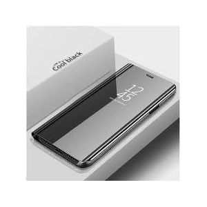 Samsung Galaxy A32 4G Protective clearview Leather Flip Case - Black