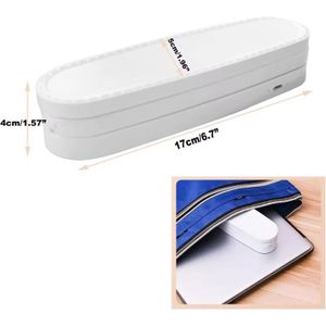White LED desk lamp - rechargeable, foldable and portable desk lamp with touch dimming, table lamp and night light. Three-color lighting is suitable for home office, work, reading and studying.