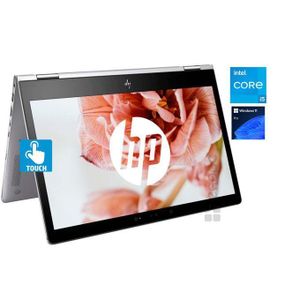 Hp EliteBook x360 Touchscreen Laptop Intel Core i5 8GB RAM 512GB SSD 13.3" FHD Convertible Backlit Keyboard Fingerprint Reader Windows 11 Pro + Free Laptop Bag