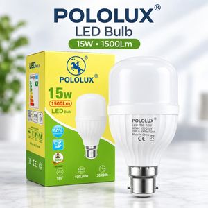 POLOLUX High Bright  15W LED Lamp B22 1500Lumens 30000 Hours Long Life 100LM/W Energy Saving LED Bulb