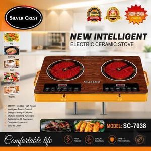 SILVER CREST Double burner Electric Hot Plate - inverter frendly
