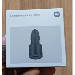 100W Fast Car Charger - Dual Port (1A1C) USB-A & Type-C Power Adapter