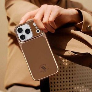 Santa Barbara Leather Polo Club Boris Series Back Cover For iPhone 17 Pro Max