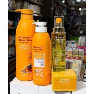 Advanced Korean Skin Wash + Body Lotion + Body Oil & Face Cream (Advanced Korean skin)