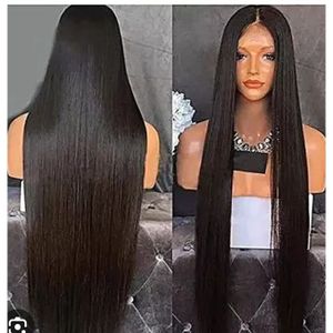 22" Bone Straight Wig With Closure Natural Colour