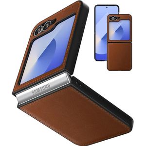 Leather flip Case for Samsung galaxy Z Flip 6 / Flip 7 FE