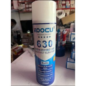 Powerful Fast-Drying Contact Cleaner for Safe & Effective Electronics Cleaning - KOOCU Contact Cleaner 630 Cleaning Solvent Spray Removal. 